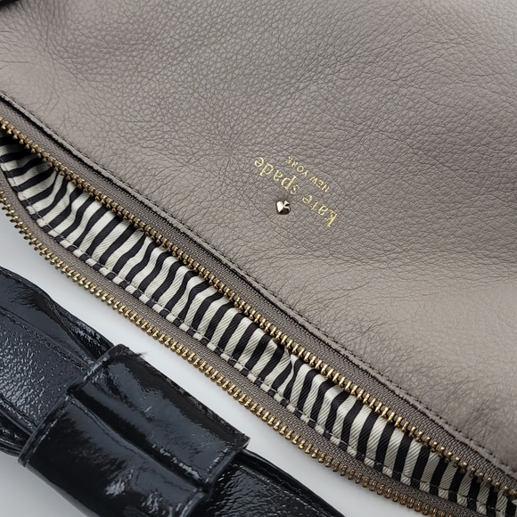 Kate Spade leather shoulder purse with bow accent Free shipping - Picture 5 of 6